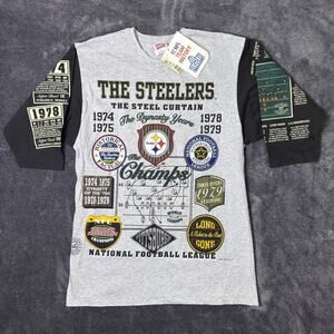 Steelers Dynasty Vintage Long Gone 1993 Long Sleeve Shirt Large NWT Graphic